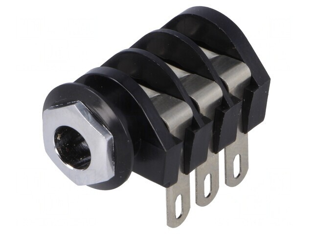 Soclu Jack 6,3mm Stereo cu &Icirc;ntrerupător Triplu