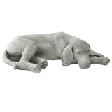 Cumpara ieftin Figurina Catelus polirasina gri 58x35x15 cm