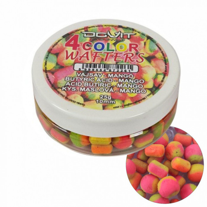 4 COLOR WAFTERS 10MM &ndash; ACID BUTIRIC CU MANGO