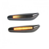 Cumpara ieftin Set Lampi Semnalizare Dinamica LED BMW Seria 5 E60 E61 (2004-2010) Negre, Plug &amp; Play