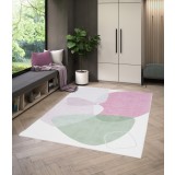 Covor Model Lyon P0419-624, Marime 120 x 170 cm, Crem, Inaltime Fir 7 mm, Antialergic, Polipropilena, Living, Dormitor, Sufragerie, Birou
