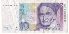 SV * Germania * 10 MARCI / ZEHN DEUTSCHE MARK 1991 * F +