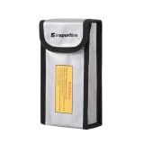Geanta Ignifuga inSPORTline Pofiba pentru Power Bank si Baterii Li-Ion, 17x9x5 cm