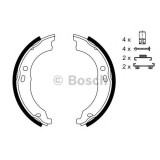 Set saboti frana, frana de mana PEUGEOT BOXER platou / sasiu (2006 - 2016) BOSCH 0 986 487 726