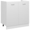 vidaXL Dulap inferior de chiuvetă, alb, 80 x 46 x 81,5 cm, PAL