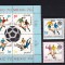 1970 LP 729 LP 729 a CAMPIONATUL MONDIAL DE FOTBAL - MEXIC SERIE + BLOC MNH