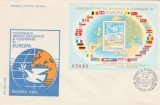 1983 Romania - FDC CSCE Madrid, colita nedantelata LP 1086