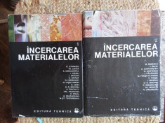 Incercarea Materialelor I+II, C. Atanasiu, Tr. Canta, A. Caracostea, Tehnica 1982, Constructii, 412+494 pagini
