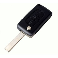 Carcasa cheie Topautochei&reg; pentru Peugeot 407 407 308 307 607 / LAMELA HU83 / Fara suport baterie