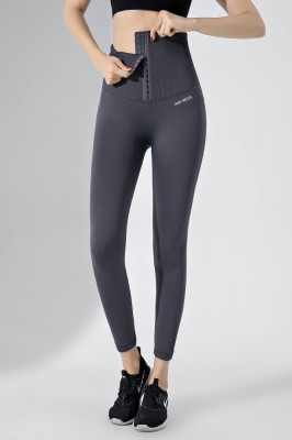 A679-18 Colanti fitness cu talie inalta tip corset foto