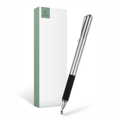 Stylus Pen Universal pentru Telefon Tech-Protect Argintiu foto