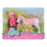 SET PAPUSICA EVI CU CALUT ALB