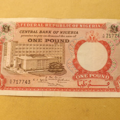 Nigeria 1 Pound ND (1967 ) - Serie A/B1 - 717743