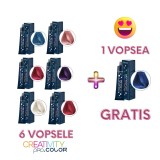 Cumpara ieftin Set 6 vopsele CREATIVITY + 1 GRATIS (set complet gama Creativity)