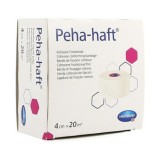 Peha-haft &ndash; Fasa elastica autoadeziva pentru fixarea pansamentelor 4cm x 20 m,