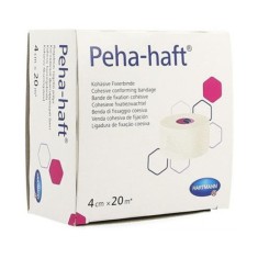 Peha-haft &amp;ndash; Fasa elastica autoadeziva pentru fixarea pansamentelor 4cm x 20 m, foto