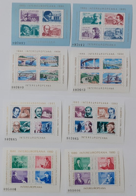 Romania - Colaborarea Cultural-Economica Intereuropeana 1980 1983 1984 Si 85 MNH foto