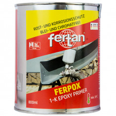 Spray grund epoxidic Fertan FERPOX 1-K Epoxy Primer, culoare gri, 250°C – 800 ml