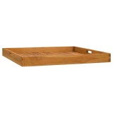 Cumpara ieftin Tava pentru servit, 70x70 cm, lemn masiv de tec