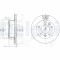 DELPHI BG3236 Disc frana