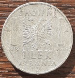 (M2421) MONEDA ALBANIA - 1 LEK 1939, OCUPATIE ITALIANA, VITTORIO EMANUELE III, Europa