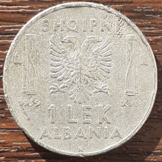 (M2421) MONEDA ALBANIA - 1 LEK 1939, OCUPATIE ITALIANA, VITTORIO EMANUELE III