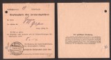 Germany 1921 Receipt for telegraph D.639