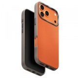 Husa pentru Apple iPhone 17 Pro, UNIQ, Lyden Leatherette, Portocalie Bej