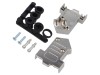 Carcasă D-Sub Ecranată ENCITECH 45&deg; pentru conectori 9pin HD 15pin Plastic Cu Răsucire