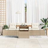 vidaXL Set de masă pentru grădină Manual Bej și crem 100 x 55 x 73 cm