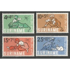 Suriname 1965 - Copii, animale, serie neuzata
