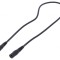 Cablu DC Negru 1x1mm2 cu Soclu 5,5/2,1 și Mufă 5,5/1,7