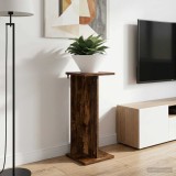 vidaXL Suport pentru plante 2 pcs Stejar Afumat 25 x 25,5 x 60,5 cm 899667