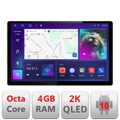 Navigatie dedicata Mercedes GLK 2012-2015 NTG4.5 N-GLK Edonav ecran 13&quot; 2K 8 si 128 Android Waze USB Navigatie 4G 360 Toslink Yout CarStore Technology