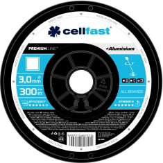 Rola fir de Taiere pentru Trimmer Cellfast Premium, sectiune patrata 3.0 mm x 300 m, intarita cu particule de aluminiu foto