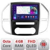 Navigatie Android Mercedes Vito W447 2016+ QLED 4GB RAM 64GB CarPlay