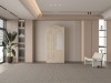 Dulap Dormitor MDF MP ZQW-011MDF 2U3S, 100x50x200 cm, 3 Usi, 3 Sertare, Infoliat, Modern