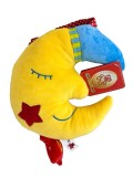 Lună de pluș muzicală pentru bebeluși cu mecanism mecanic și sfoară