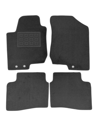 Covorase mocheta Hyundai I30 Facelift 03.2010-02.2012, KIA CEED 03.2010-02.2012, Negre, set de 4 Buc. foto