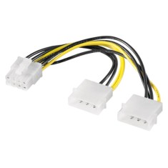 Cablu adaptor alimentare placa video pci-e 8 pini de la molex, molex la pcie 8pini