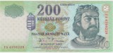 Ungaria 200 forint 1997 - bancnota