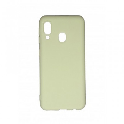 Husa Capac Silicon Matt Premium Samsung A202 Galaxy A20e, Verde Deschis foto