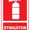 Indicator pentru semnalizare stingatoare