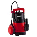 Pompa submersibila, apa murdara, 400W, racord 1&amp;quot;, 125L/min, reziduri maxim 25mm, plutitor, RD-WP46, Raider Garden Tools, 70154
