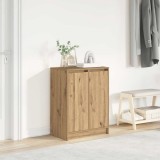 VidaXL Dulap Pantofi Artisan Stejar 57x34x76 cm Lemn prelucrat