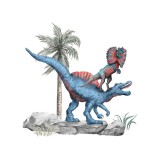 Cumpara ieftin Sticker decorativ Dinozaur, Multicolor, 55 cm, 3922ST, Oem