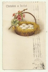 cp Christos a inviat ! Pastele 1925, circulata, timbre foto