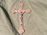 cruce / crucifix suvenir Maria Radna / Lipova prima perioada a sec XX !