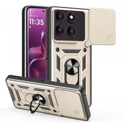 Husa pentru Motorola Edge 60 Pro, Techsuit, CamShield, Aurie foto