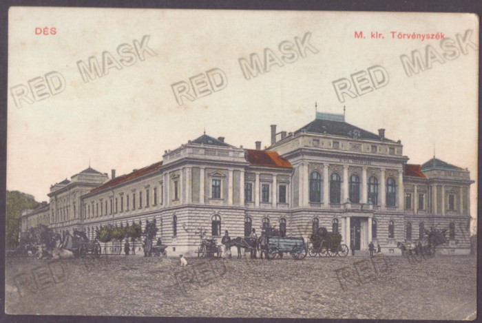 4032 - DEJ, Cluj, Market, Romania - old postcard - unused